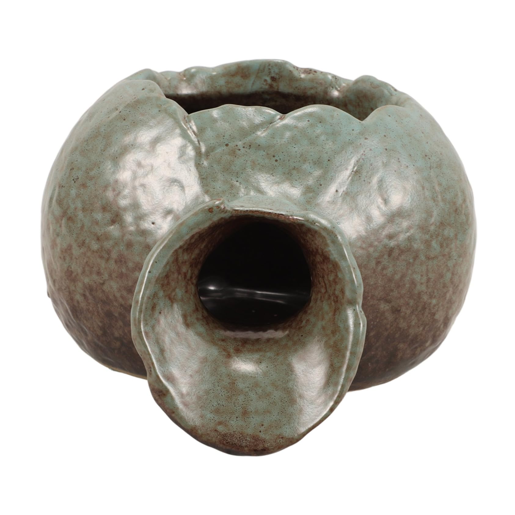 Happyyami Decorative Waterfall Jar Ceramic Fountain Decor Fountain Jar Decorative Water Feature