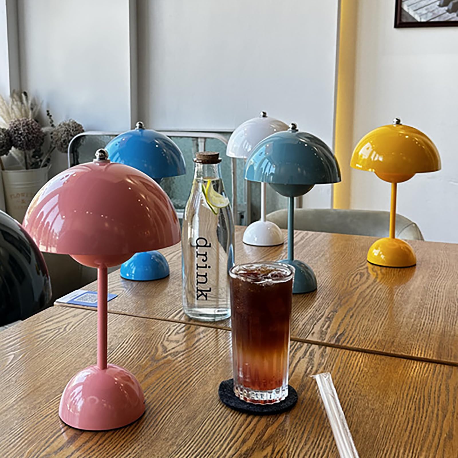 Amazon.co.jp : 花のつぼみ LED テーブルランプ 北欧 ベッドサイド