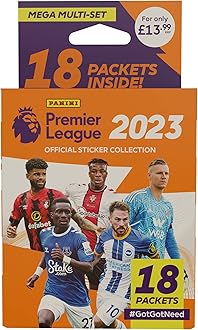 PANINI Premier League 2022/23 Sticker Collection Mega Multiset