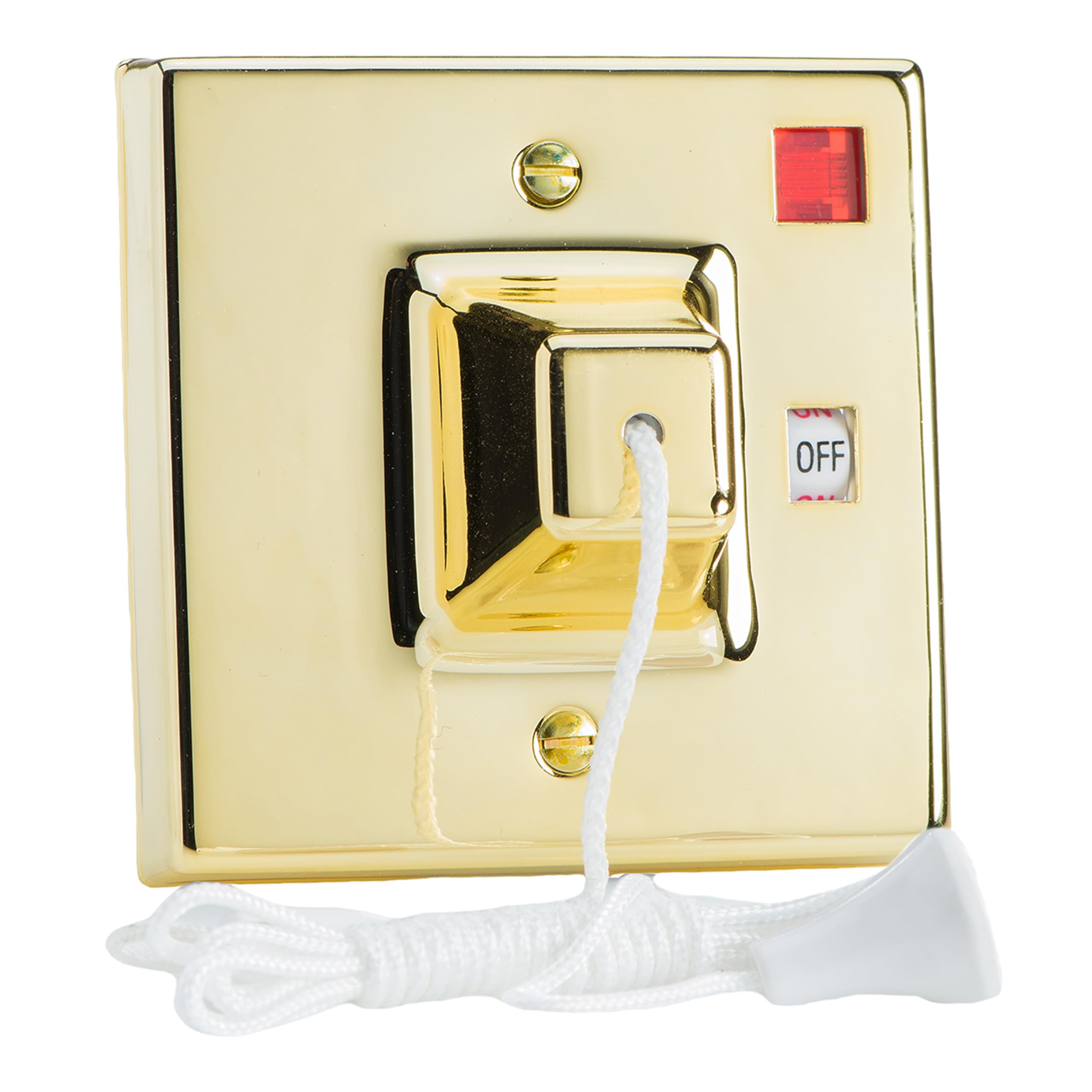 Varilight - 45 Amp Pull Cord Brass Effect Finish - YPSB45