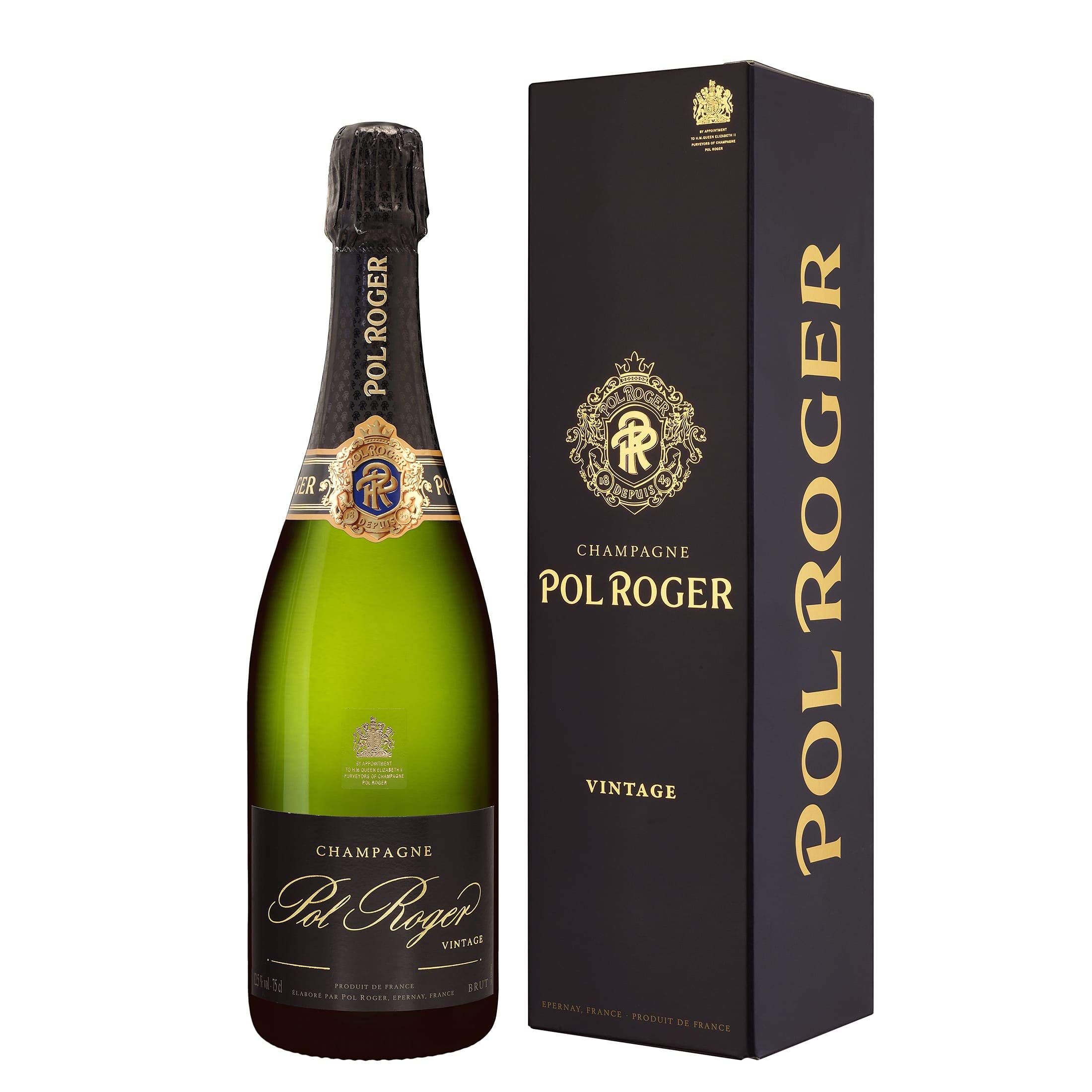 Champagne Pol Roger Brut Vintage 2016 in Geschenkverpackung (1x0,75L)