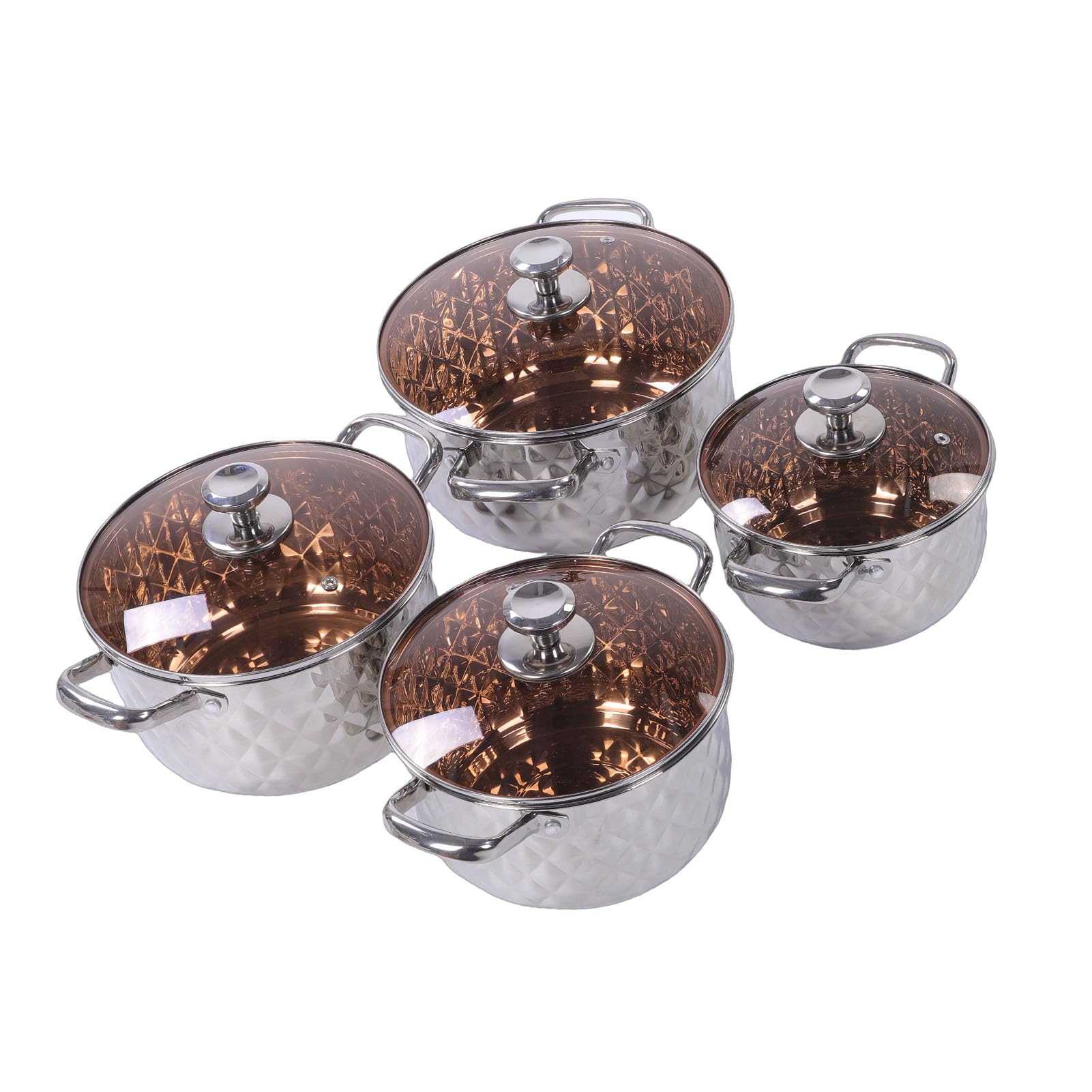 Set di Pentole Antiaderenti Pentola Multiuso con Rivestimento Antiaderente Set di Pentole per Zuppe per Pasti Abbondanti