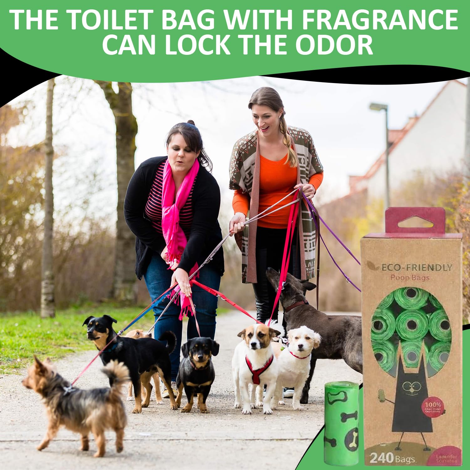 Meadows & Mutts Dog Poop Bags (240 Count) Gallery Image
