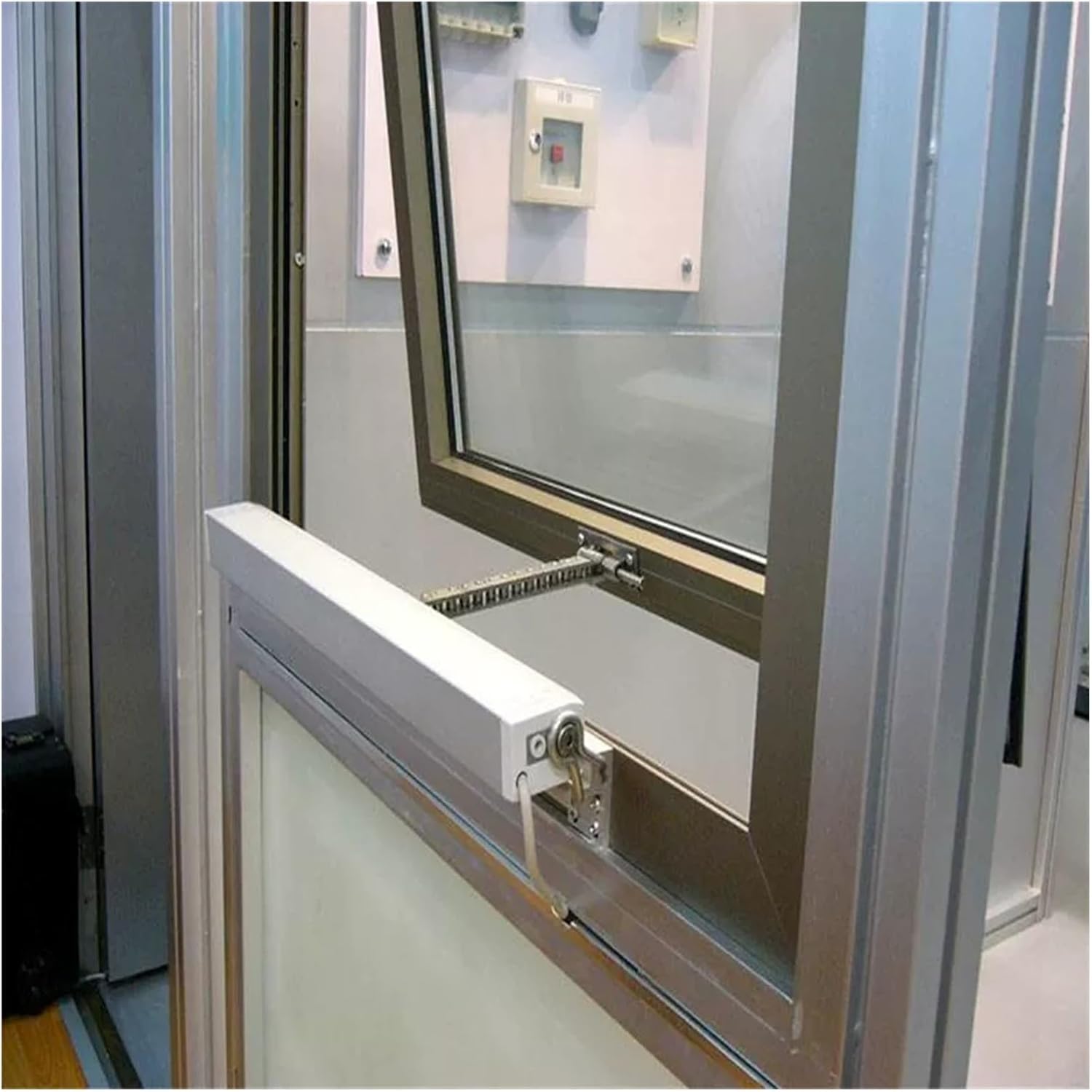 Electric Skylight Chain Window Opener Actuator Automatic Electric Skylight Window Opener Motor Pull Force for Skylight Window Greenhouse and Roof(500mm/20.5in)