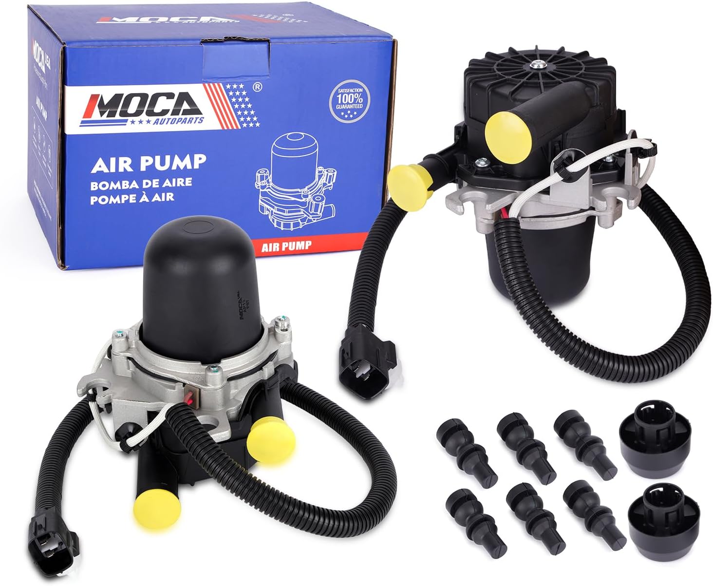 MOCA 2 Secondary Air Injection Pump Fit for 2015-2021 for Lexus LX570 & 2014-2021 for Toyota Land Cruiser & 2012-2022 for Sequoia & 2012-2021 for Toyota Tundra 5.7L