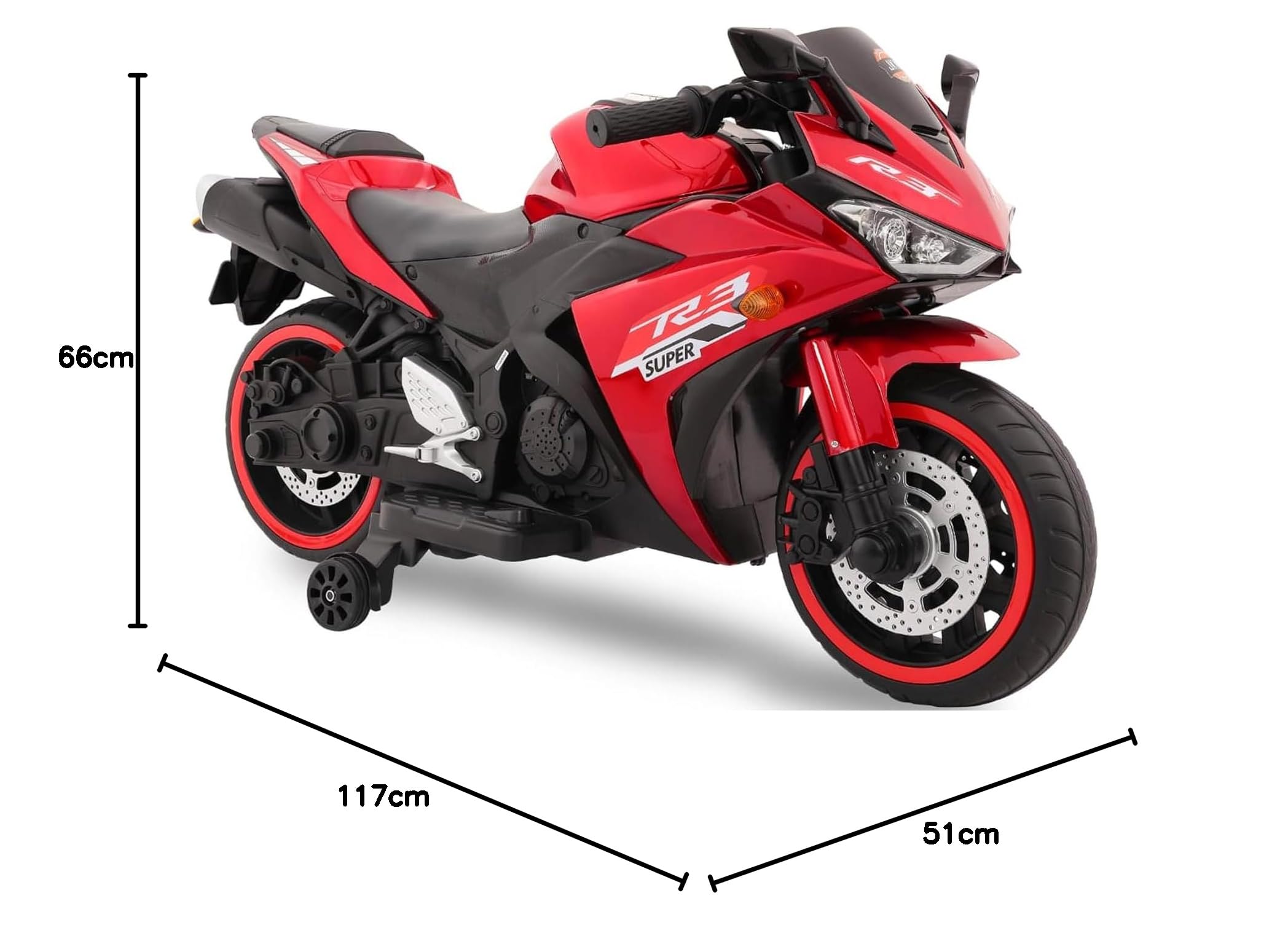 Buy SHAKYA WORLD Yamade R3 Battery Operated Bike for Kids Ride on