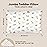 KeaBabies Toddler Pillow with Pillowcase, Jumbo 14X20 - Soft Organic Cotton Toddler Pillows for Sleeping - Machine Washable - Perfect for Travel, Toddler Bed Set (Safari Echo)