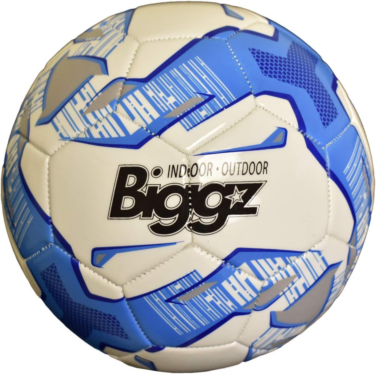Biggz Premium Tundra Soccer Balls Size 5 (Pack of 50), with 2 Pumps and 6 Needles