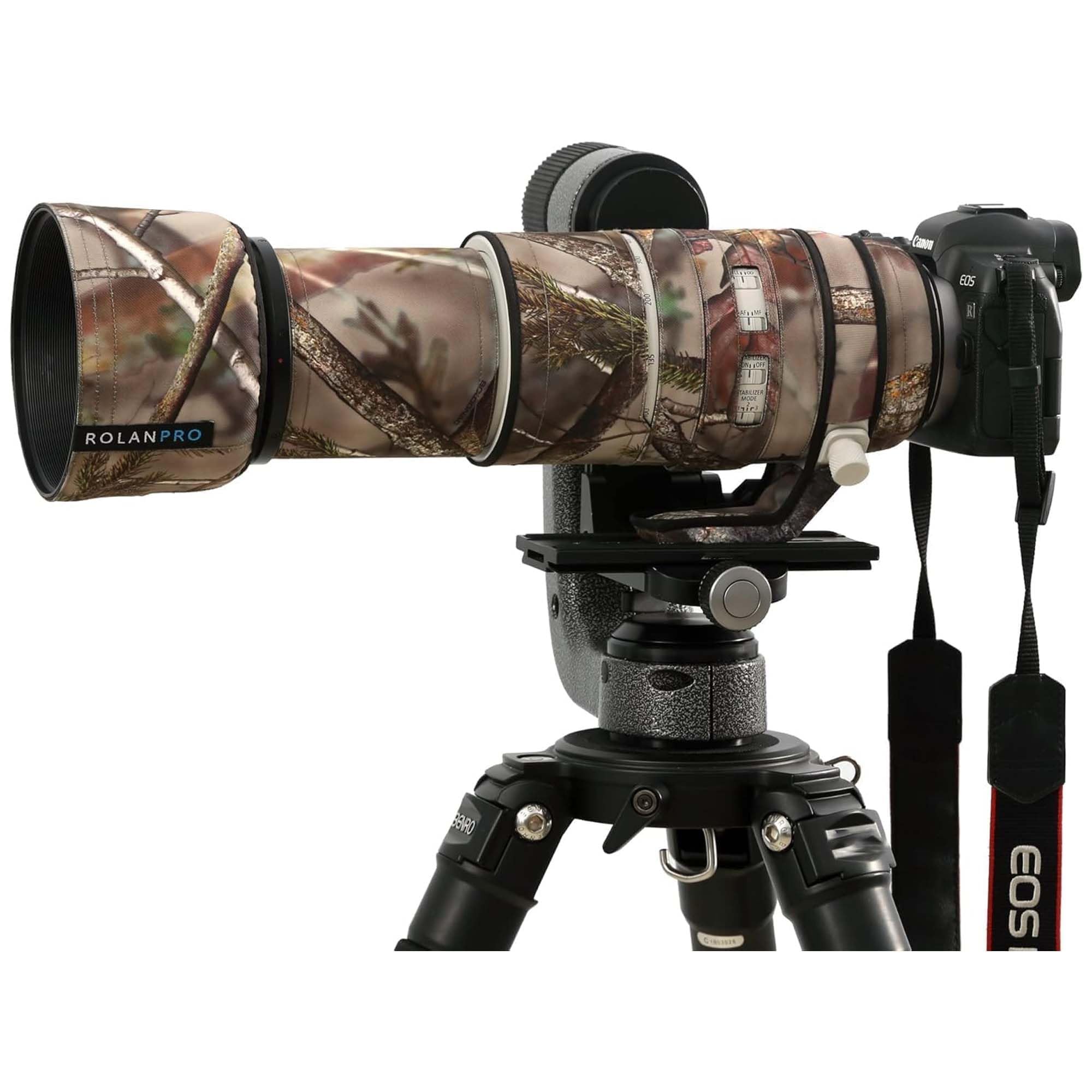 Waterproof Lens Coat for Canon RF 100-500mm F/4.5-7.1 L is USM Camouflage Rain Cover-#20 Jungle camo Waterproof