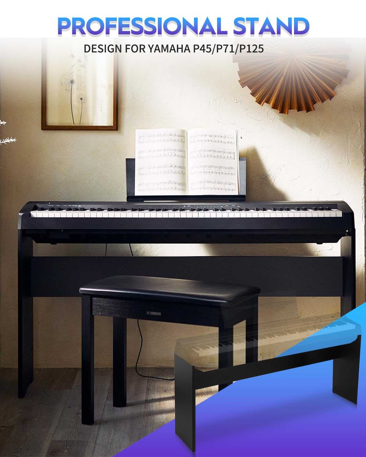 ヤマハ L-85(キーボードスタンド)+LP-7A/LP-5A(ペダル)セット Amazon.com: penypeal L85 Keyboard Stand for Adult Compatible for