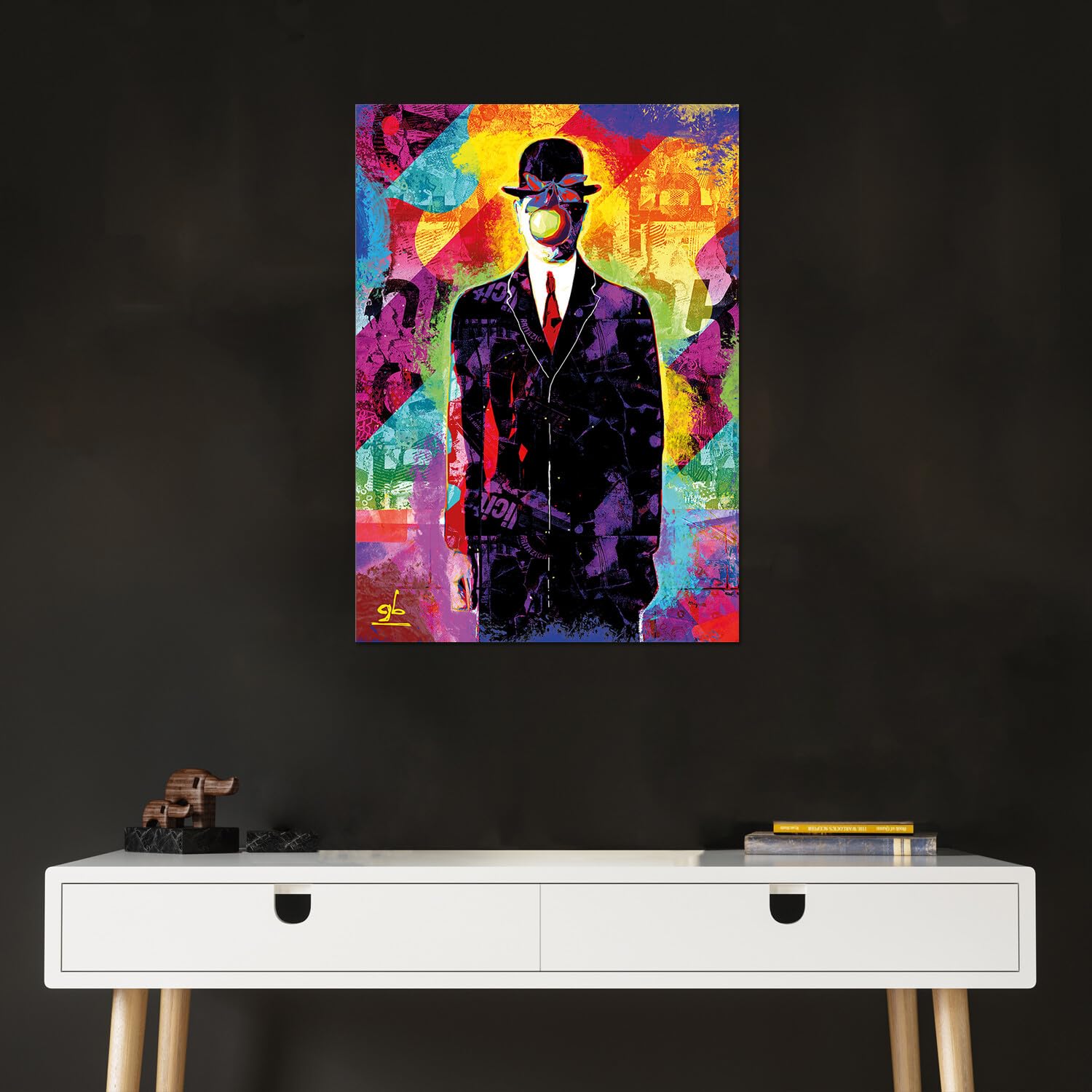 Giallobus - Gemälde - Edvard Munch - Der Schrei - Leinwand - 70x100, image size:1500x1500