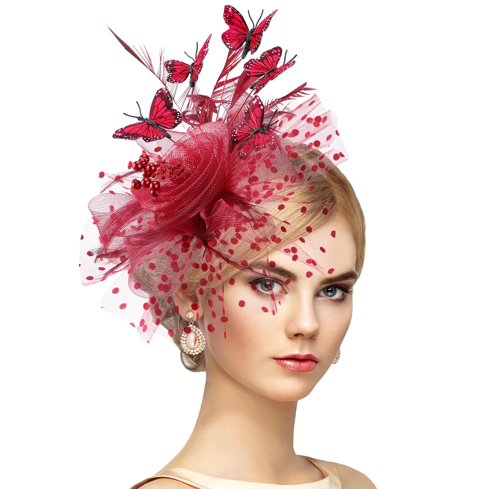 Zinniday Butterfly Derby Hat