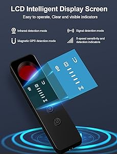 CountureMode Hidden Camera Detectors,Hidden Bug and Camera Detectors, Hero Privacy Pen,GPS Tracker Detector,Listening Device Detectors in Travel,Car,Bath,Office,Hotel,Airbnb to Protect Privacy