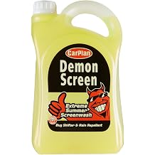 CarPlan Demon Screen Windshield Washer Fluid 84.5 oz - Summer Windshield Wash, Rain Repellent, Bug Remover, Bird Dropping & Tree Sap Cleaner