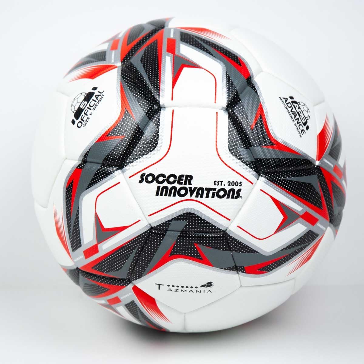 Soccer Innovations Tazmania Seamless Thermo Soccer Ball - NFHS Approved, Match & Practice Soccer Ball, Size 4 & 5 Available