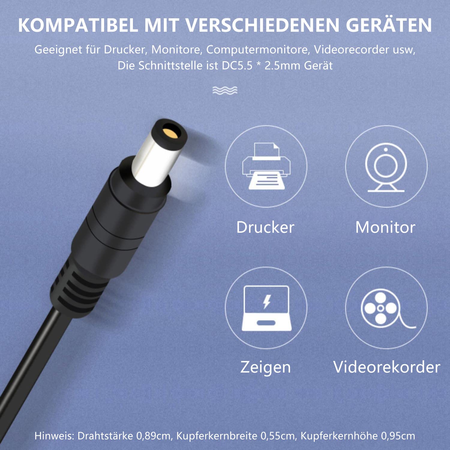 Jubaopen Adaptateur Alimentation Réglable 4A 144W Alimentation