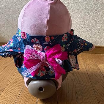 ラボット　服　lovot 着物一式　被布　リボン付 ラボット 服 lovot 着物一式 被布 リボン付 ラボット服/桜柄浴衣