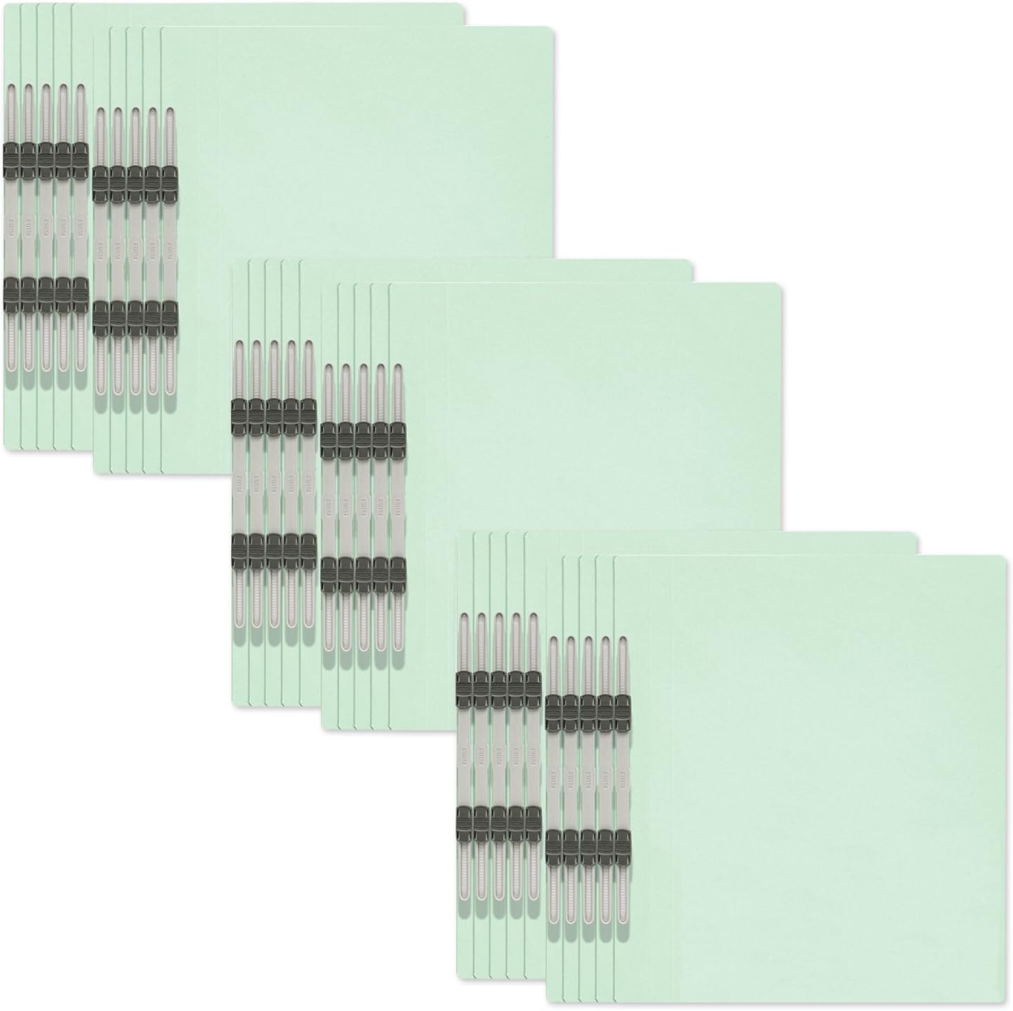 Plus Economy Flat File A4 Vertical 2 Hole Blue 30 Pack 79-355 x 3