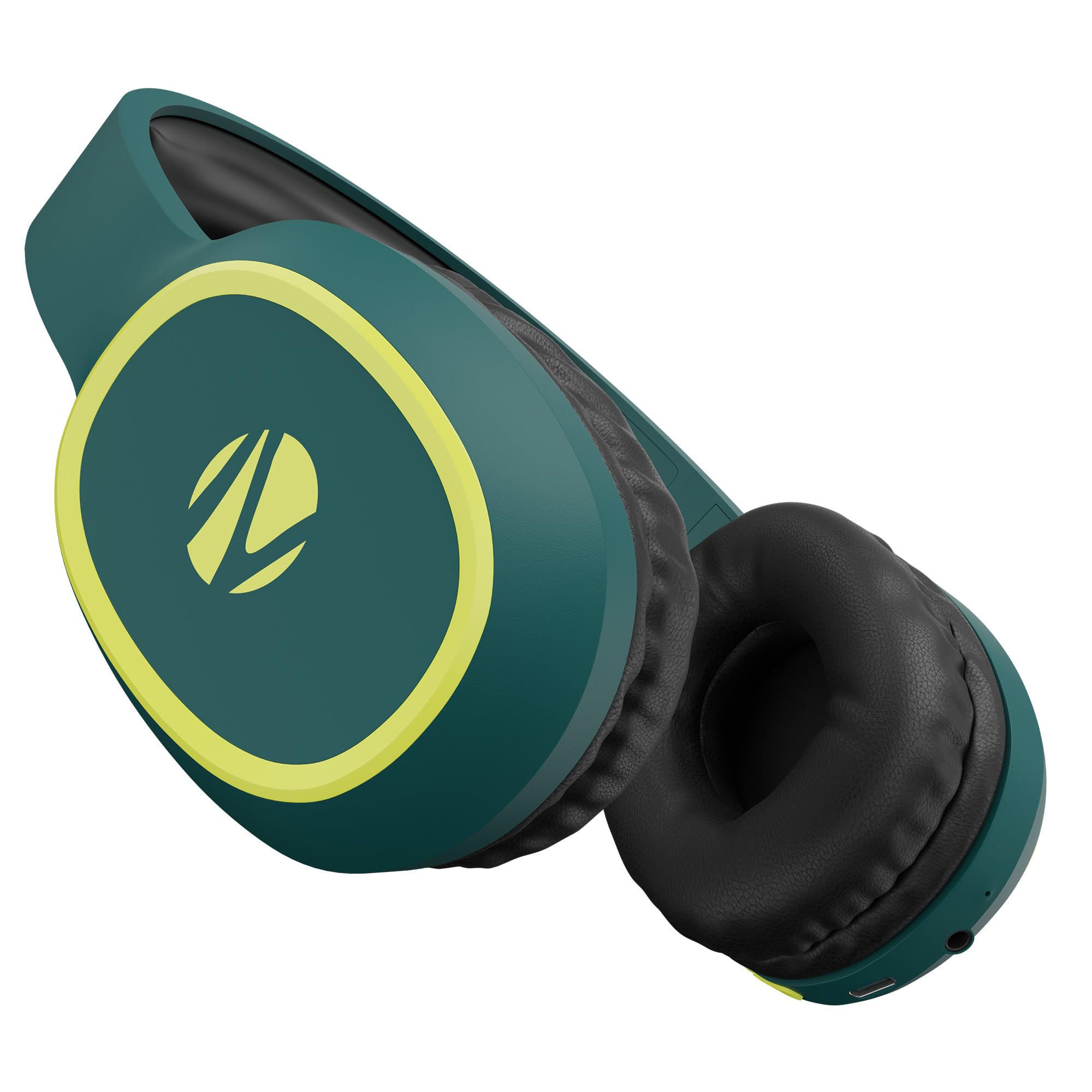 Zebronics Thunder (2026 Upgrade) Wireless Headphones, BT v6.0, True 60 hrs Playback, 40mm Drivers, ENC, Gaming Mode, Dual Pairing, AUX & microSD, Rapid Charging, Call Function (Teal Green) — Amazon image 11