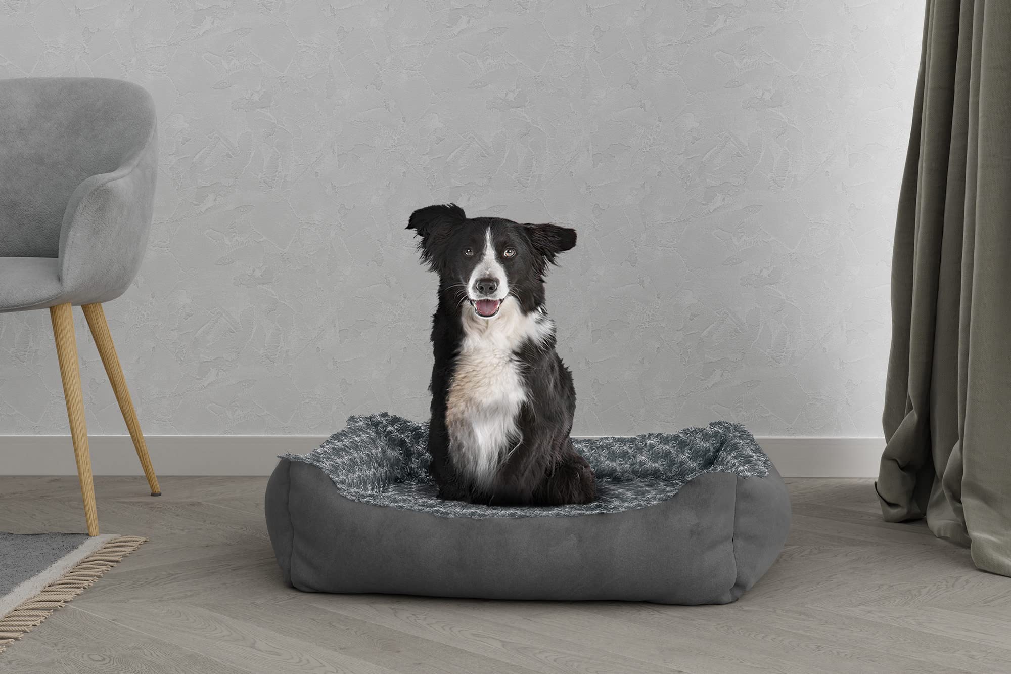 Italian Bed Linen ZOE Dog and Cat Kennel, 84 x 66 x H 19 cm