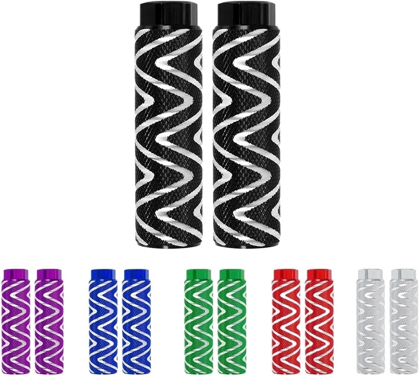 Bike Pegs Bike Pegs Aluminum Alloy Anti-Skid Lead Foot Rest for BMX Fit 3/8'' Axle Footrest-Lever Bicycle Accessories