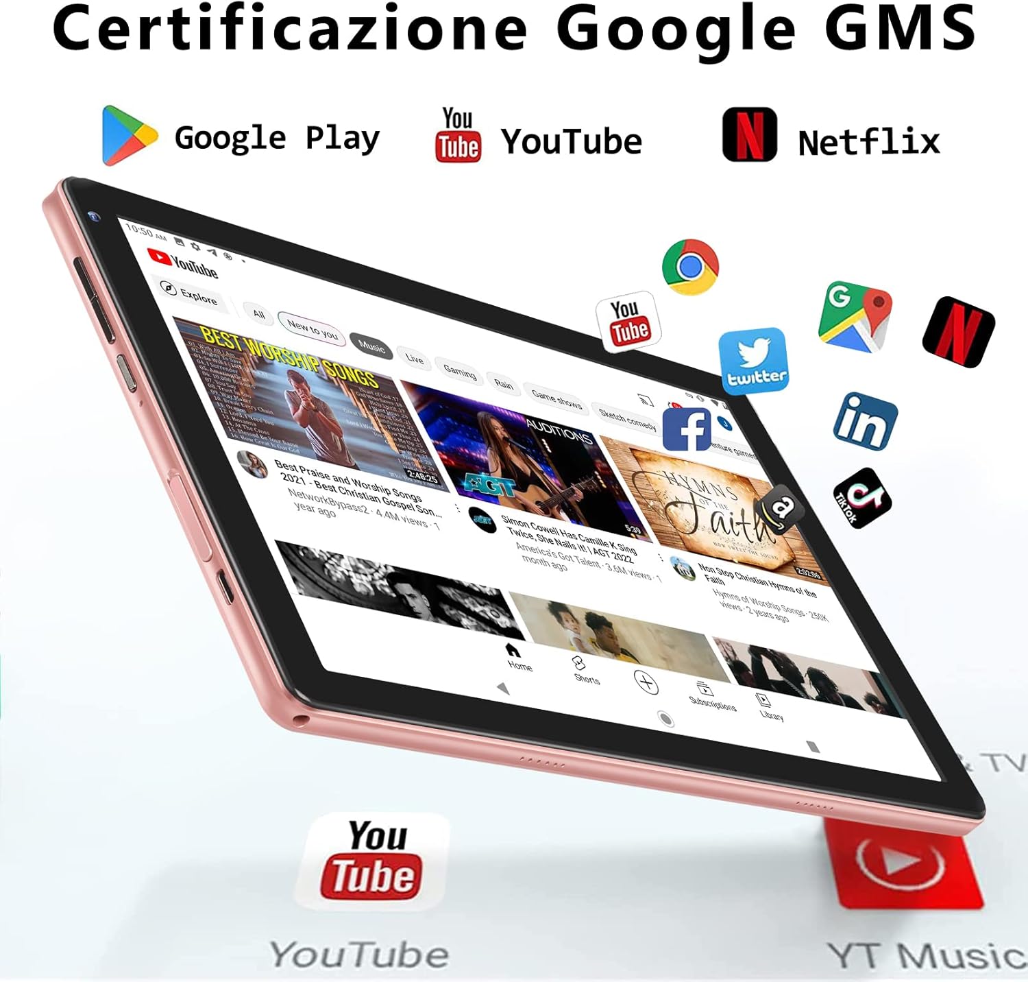 SEBBE Tablet Android 11 Tablet 10.36 Pollici, Octa-Core Tablet 4GB RAM+64 GB ROM (128 GB Espandibili), 5MP+8MP/8000mAh/1332 * 800 HD Pixels/Bluetooth/WiFi, Tablet con Penna+Custodia+Cuffie,Oro SEBBE Tablet Android 11 Tablet 10.36 Pollici, Octa-Core Tablet 4GB RAM+64 GB ROM (128 GB Espandibili), 5MP+8MP/8000mAh/1332 * 800 HD Pixels/Bluetooth/WiFi, Tablet con Penna+Custodia+Cuffie,Oro