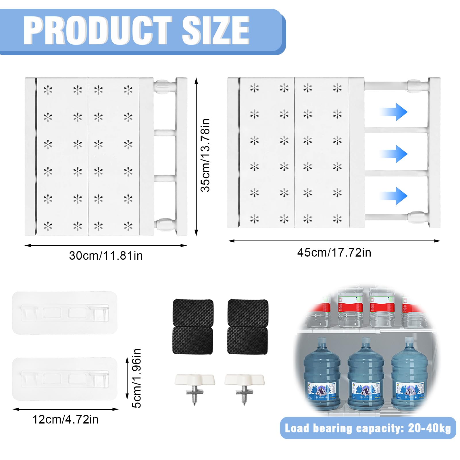 YushengTai Étagères Réglables Pour Armoire - Étagères