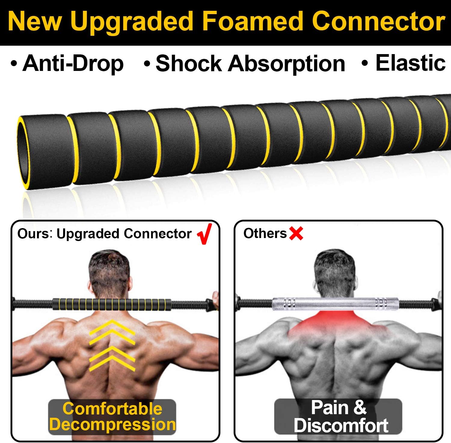 DOUBLX Adjustable Dumbbell Set 30 40 60 LBS Dumbellsweights Set, 2 in 1 Barbell Weight Set for Home Gym, Exercise Fitness Dumbells for Men and Women