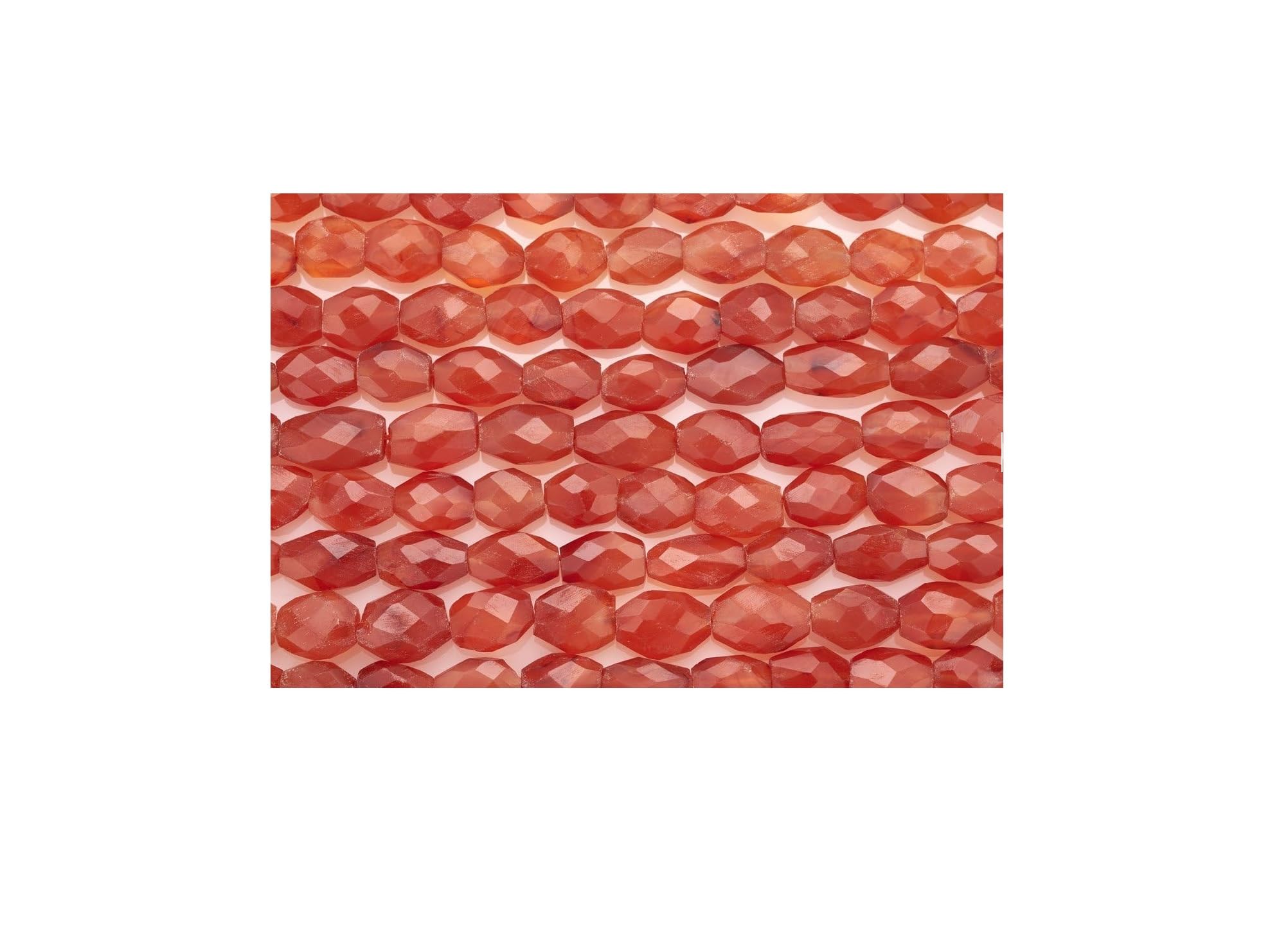 Cornaline perles ovales 6x9mm de 35,6 cm pour la création de bijoux uniques