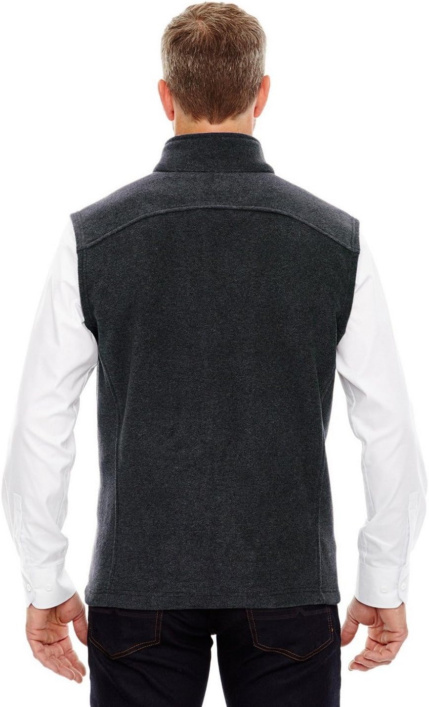Core 365 Men's Tall Journey Fleece Vest 5XT HEATHER CHARCOAL