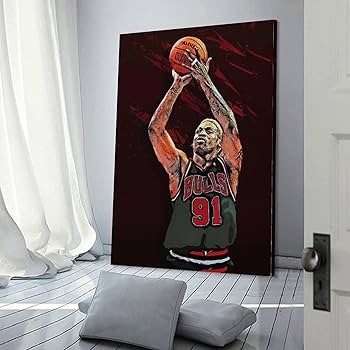 Amazon.co.jp: Dennis Rodman デニス・ロッドマン ポスター アート