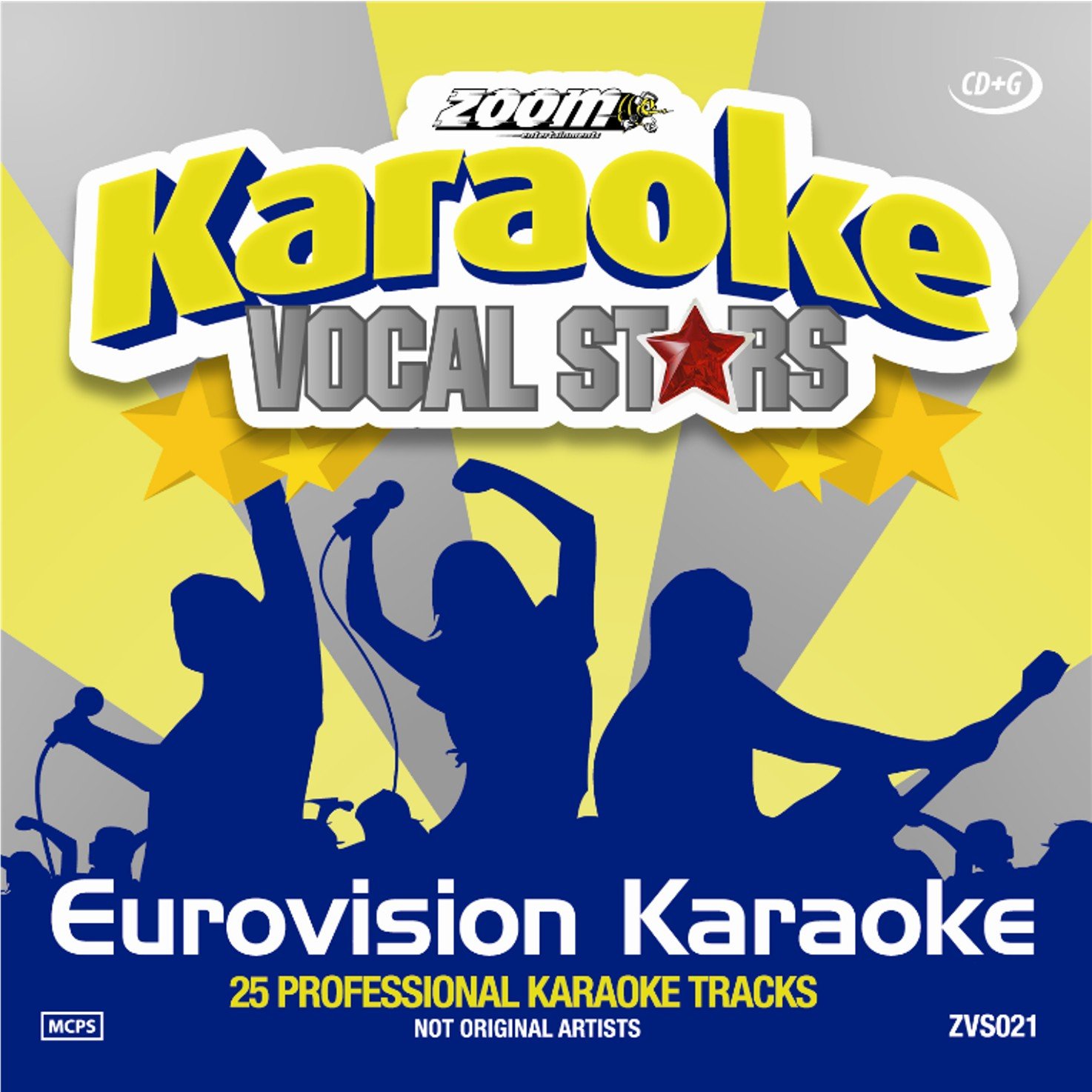 Zoom Karaoke CD+G Eurovision Song Contest Vocal Stars Karaoke