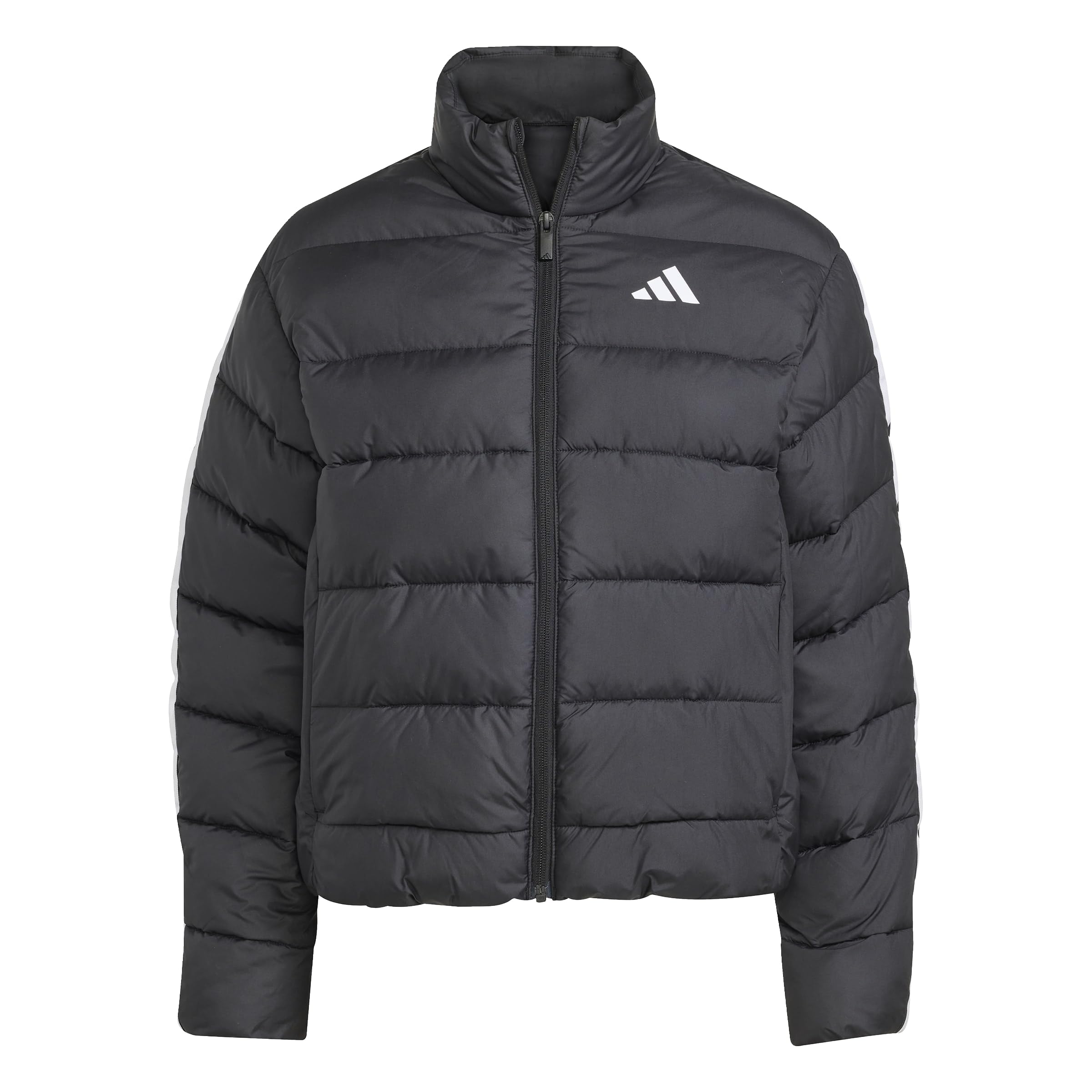 adidas Women's Essentials CLIMAWARM 3 Stripes Synthetic Down Jackets, black, XXL