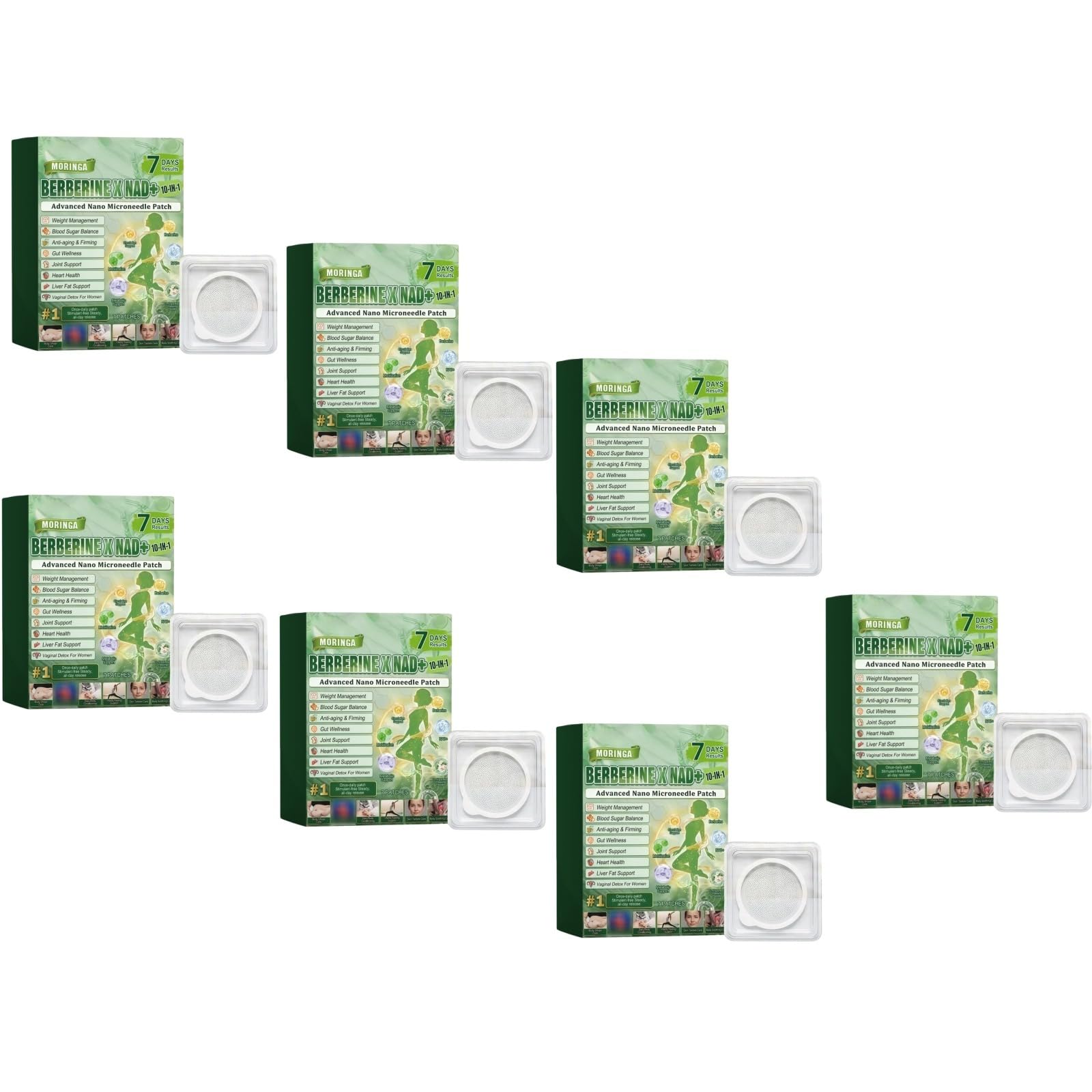 Patch Nano Microneedle Dimagrante Moringa x Berberine Patch 10 in 1