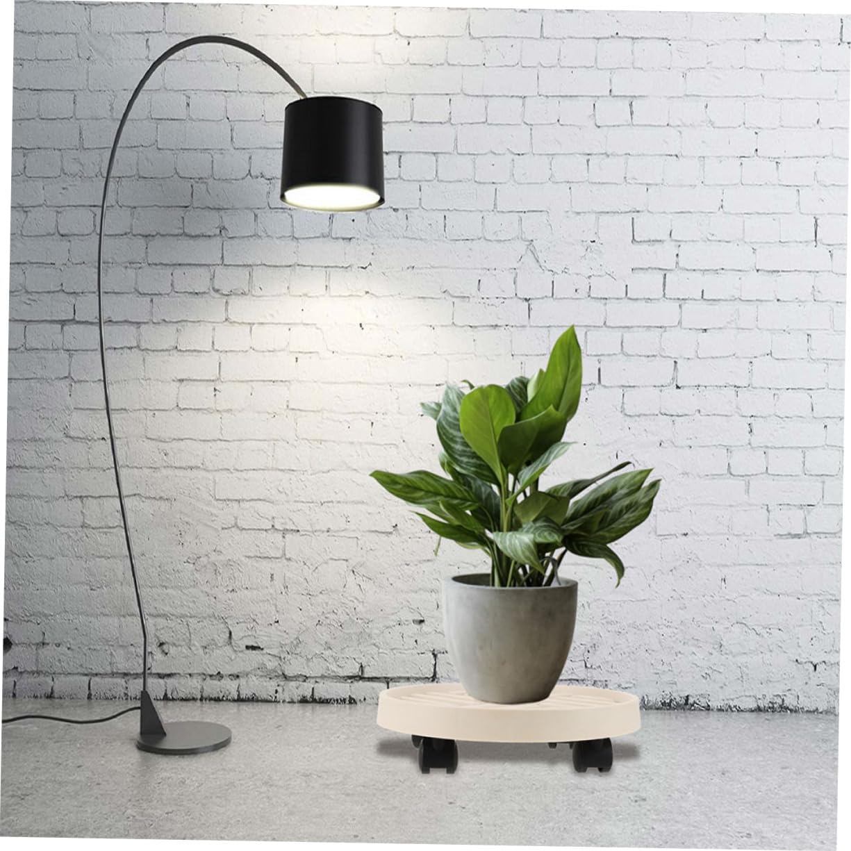 Plant Tray with Wheels Leakproof Rolling Planter Trolley for Easy Mobility Versatile Pot Holder for Use Convenient Plant Stand with Smooth Rolling Design