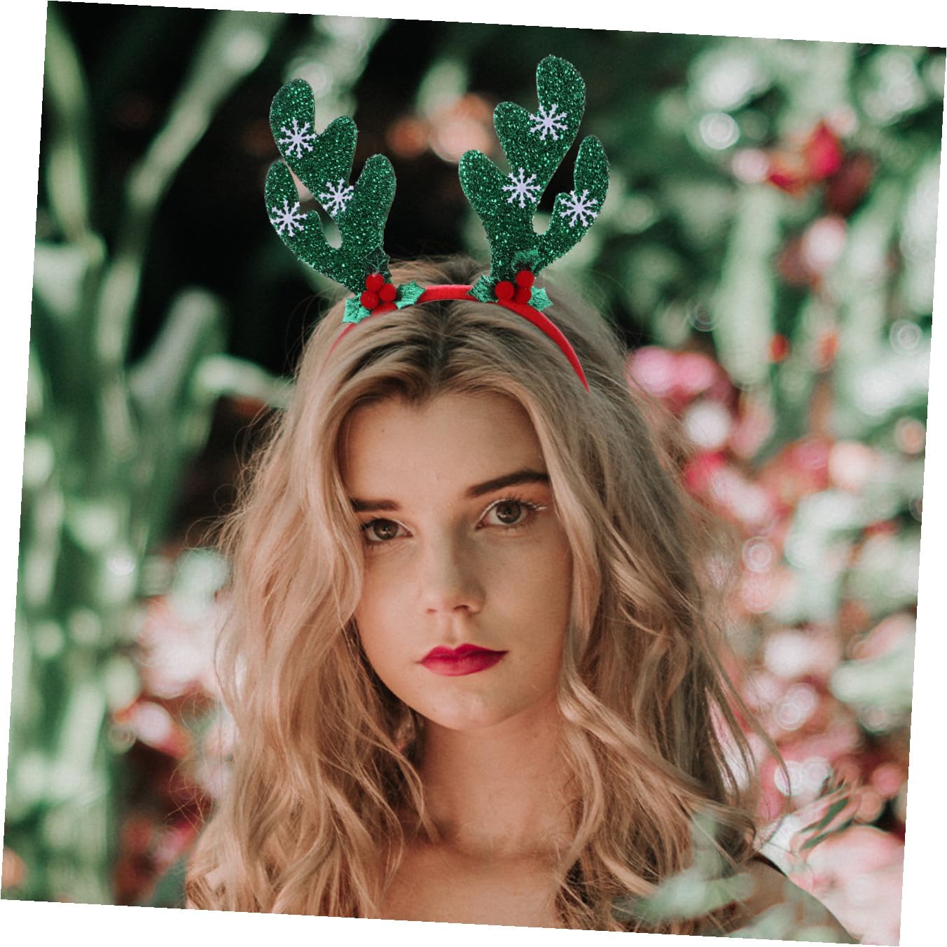 Lurrose 6 Stück Weihnachtsstirnbänder für Frauen Geweihe Elfenhüte Baumdeckel Zuckerstange Stirnband Kopfschmuck für Weihnachtsfeierkostüm
