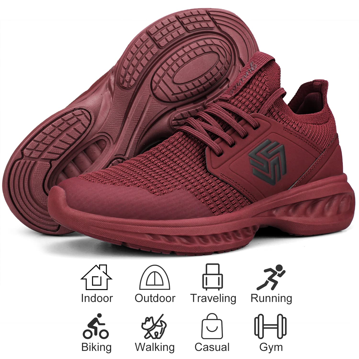Giniros Sneakers Donna Scarpe Running Ginnastica Donna Corsa Camminata Trekking Tennis Outdoor Fitness Sportive Palestra Scarpe da Lavoro Leggere Traspiranti Casual Scarpe Comode Donna per Jogging