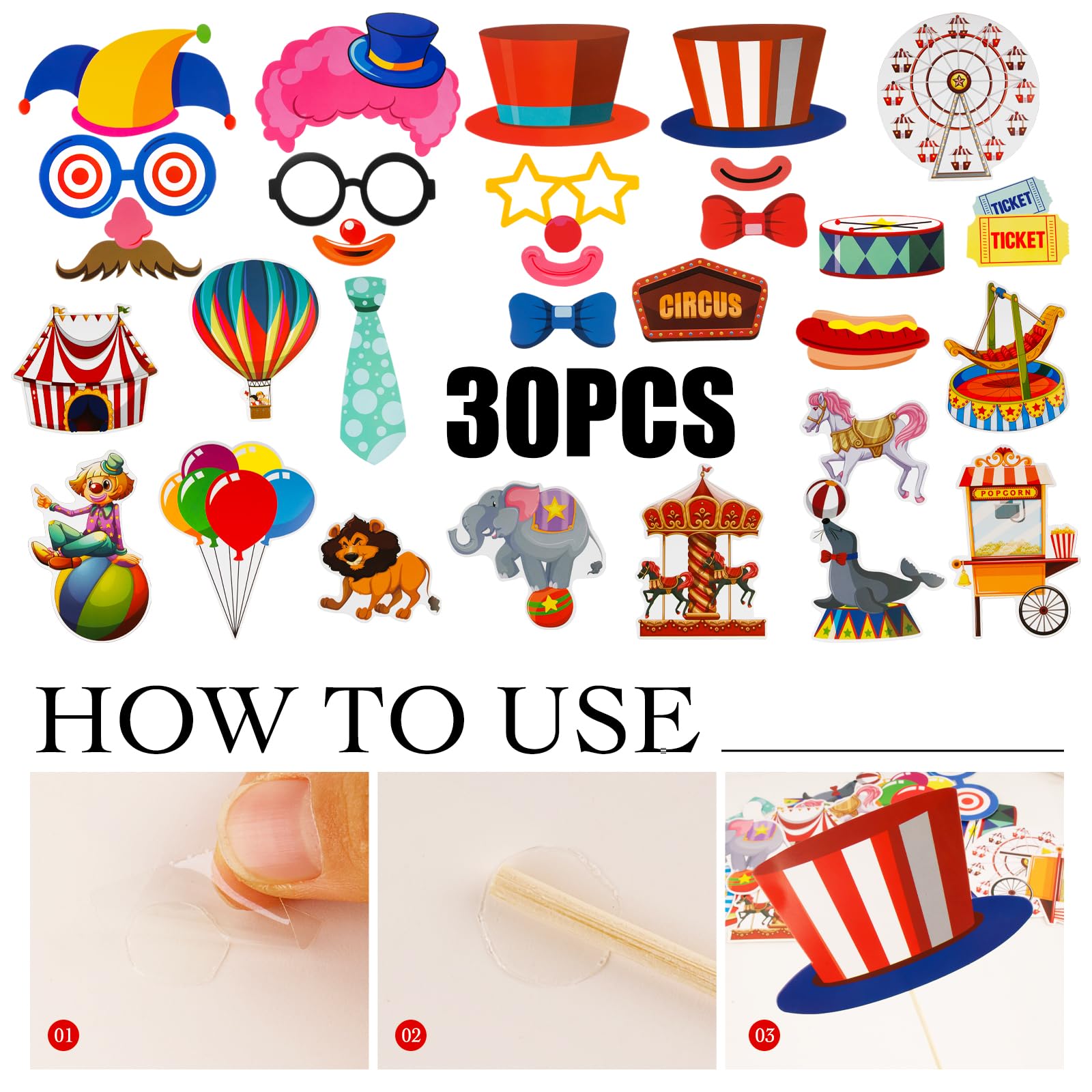 Cirque Photo Booth Les Accessoires Parfait Pour Vos Fêtes De