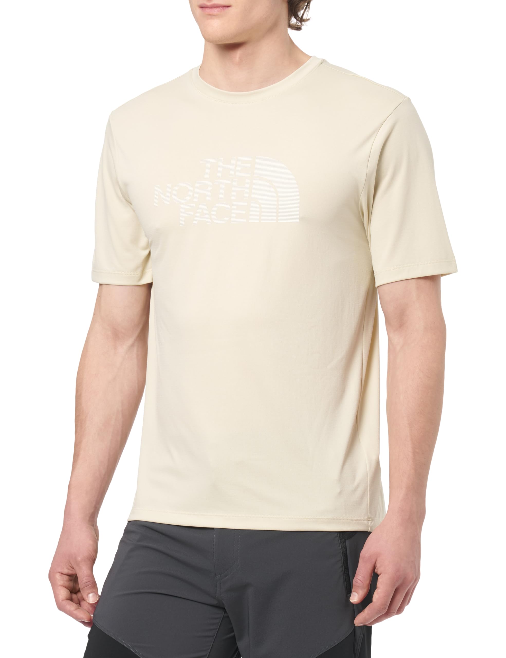 The North Face Men's 24/7 S/S Easy Reg T-Shirt, Gravel, S