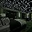DAGOU Realistic 3D Domed Glow in The Dark Stars,606 Dots for Starry Sky, Home Decor Stickers for Kids Bedding Room(606 Stars) (2*Green)