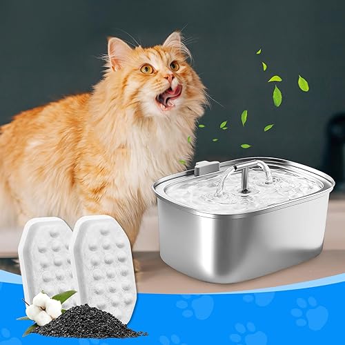 Miniatura 7 de Repuesto de filtro de fuente de agua, filtro de fuente de agua Cat compatible con fuente de agua Rellaty de 3.2L108 onzas, 10 filtros de fuente de