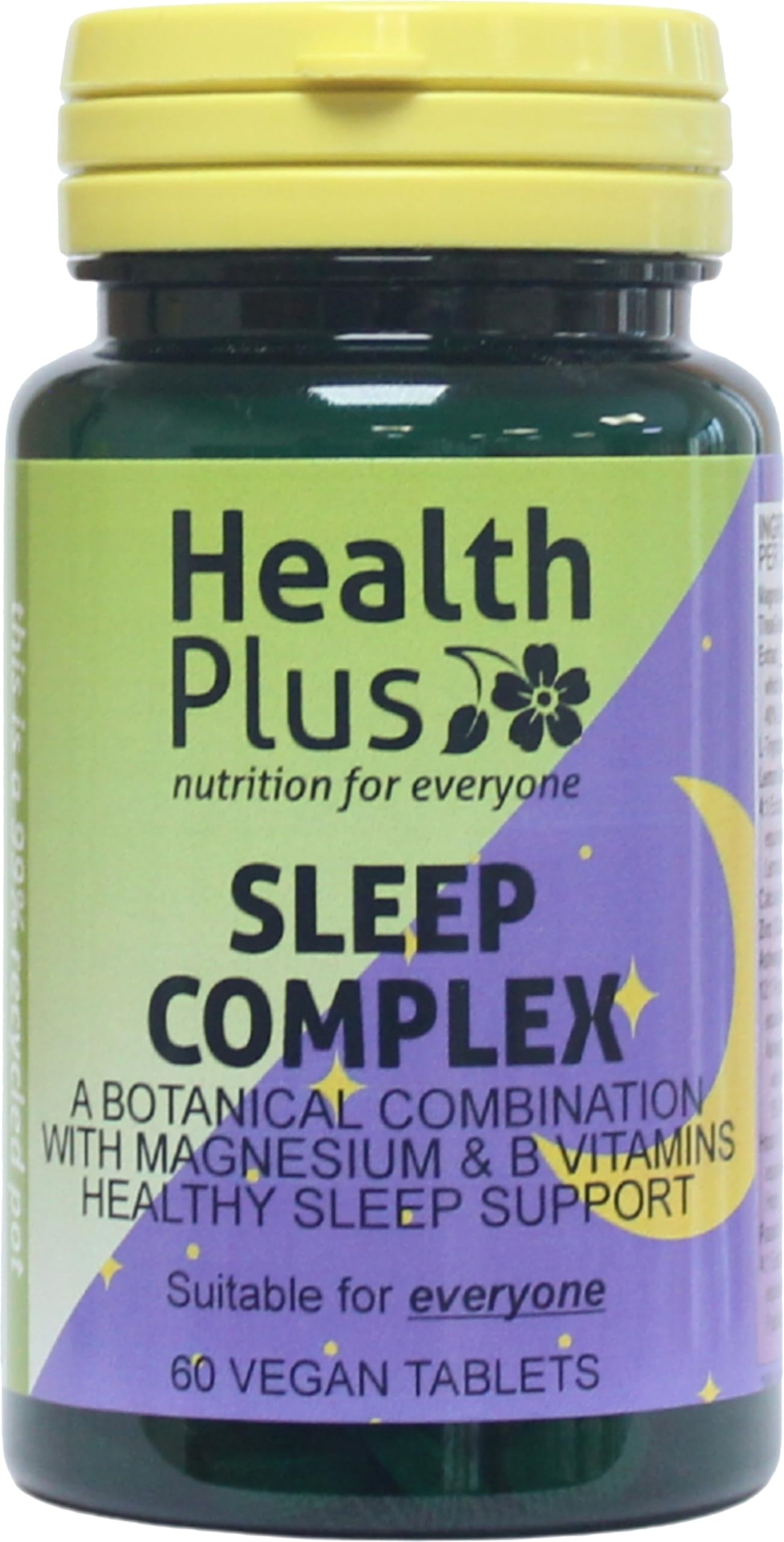 Health Plus Sleep Complex : Sleep & Mood Supplement : 60 Tablets, in a Planet-Friendly 99% Recycled Pot