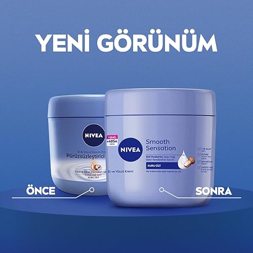 Miniatura 3 de Nivea Crema Corporal Irresistibly Smooth Piel Seca Manteca de Karité 13.5 fl oz