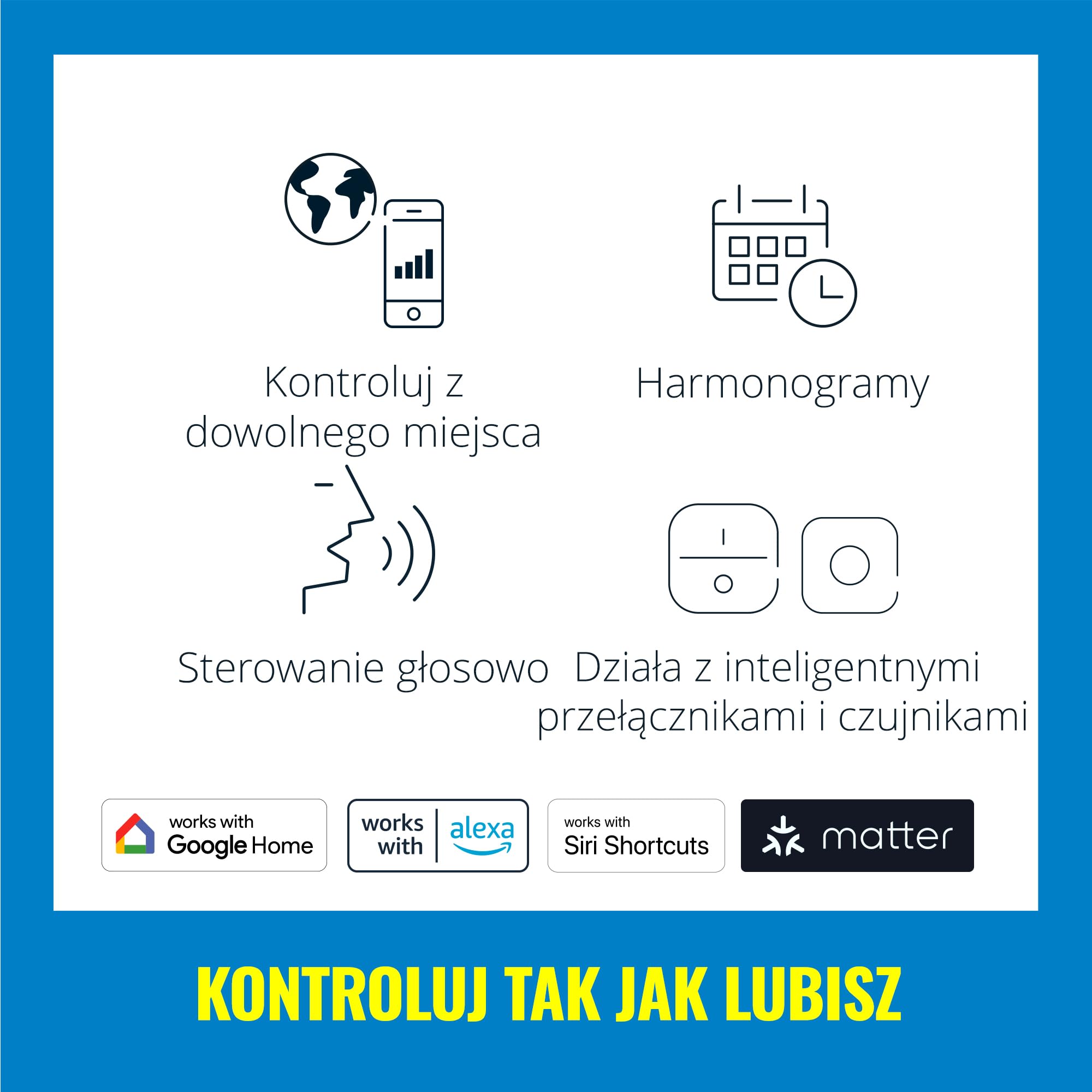 WiZ Inteligentna Taśma LED 4 M, Typ C, Wi-Fi, Bluetooth, Wiele Odcieni Bieli, Szeroka Paleta Kolorów, Sterowanie Aplikacją