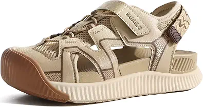 KuaiLu Women's Orthotic Walking Arch Support Closed Toe Sport Hiking Sandals