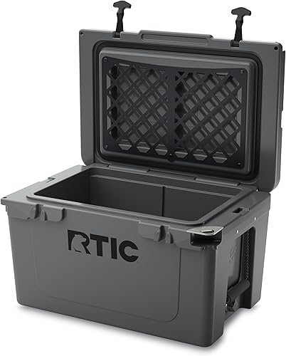 Miniatura 10 de RTIC Enfriador duro de 45 cuartos de galón de capacidad, portátil, aislado, caja de hielo para playa, bebidas, bebidas, camping, picnic, pesca,