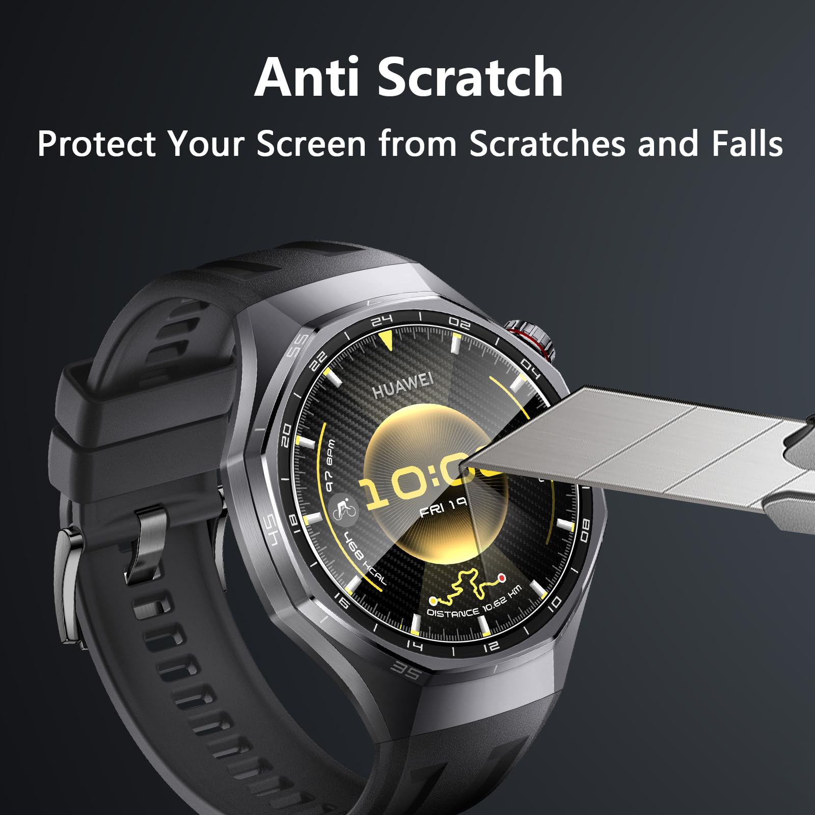 4-pak szkła hartowanego do Huawei Watch GT 6 Pro 46 mm ekranu, HD odporne na zarysowania szkło hartowane ochraniacz ekranu do Huawei GT6 Pro 46 mm