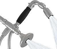 Vista 11 de High Sierra Showerheads® Kit combinado de cabezal de ducha de metal de 4 vías y mano. Cuenta con el cabezal de ducha High Sierra Half Dome