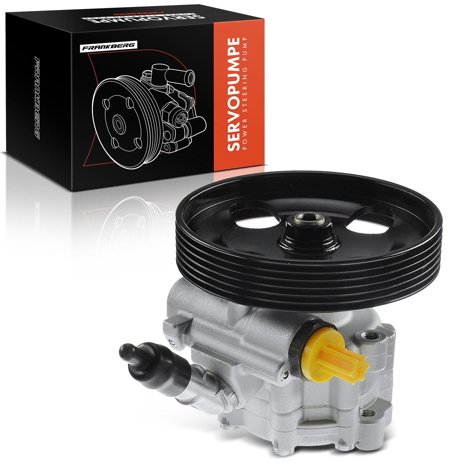 Frankberg Pompe Hydraulique Direction Compatible avec 307 SW 3H 207 SW WK 307 3A/C 206 CC 2D 206 Hayon 2A/C Remplacer# 9658419280