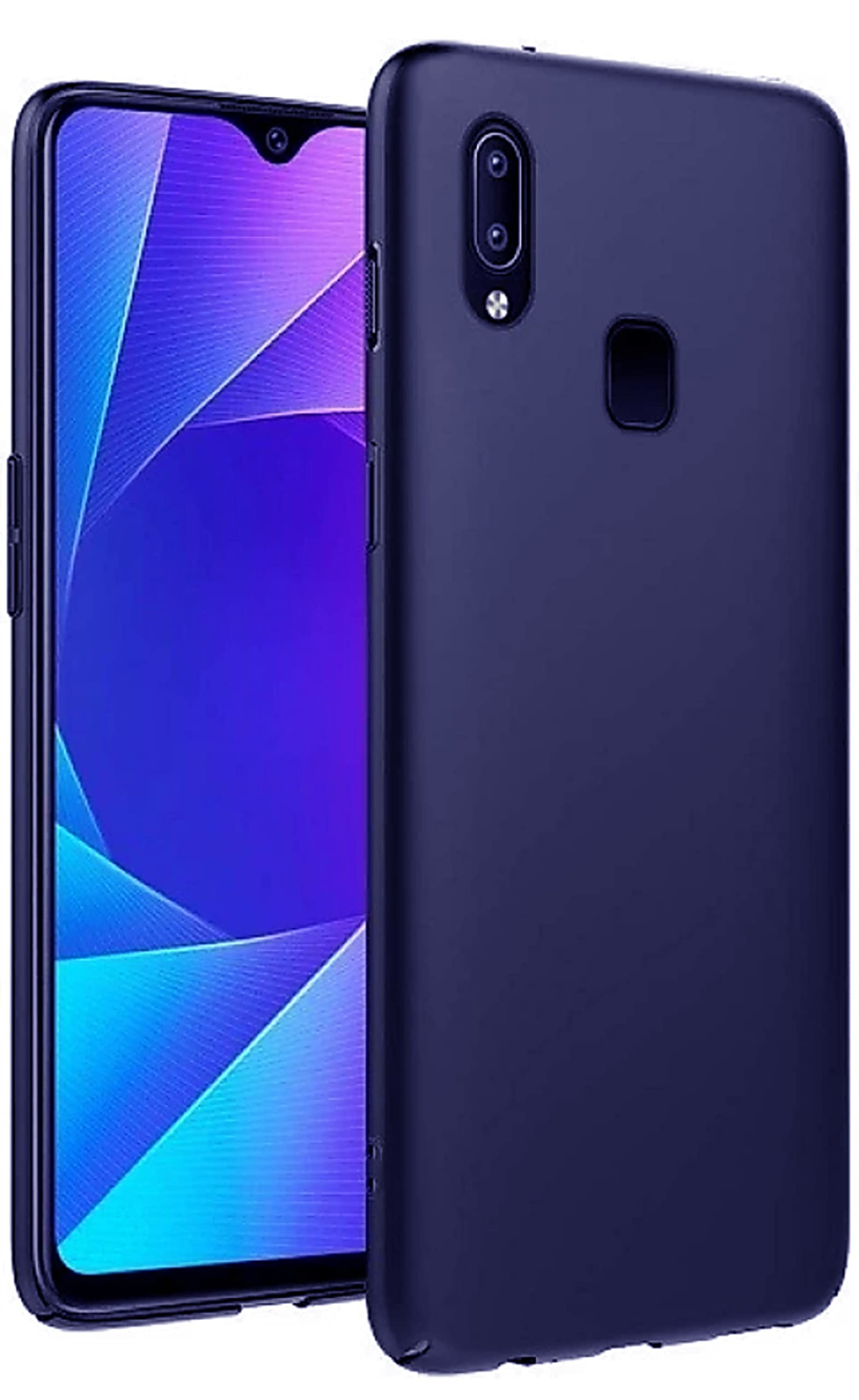Soft Touch with Strong Protection Stylish Back Cover for Vivo Y95 (Camera Bump Protection | Silicon | Blue)-image-29
